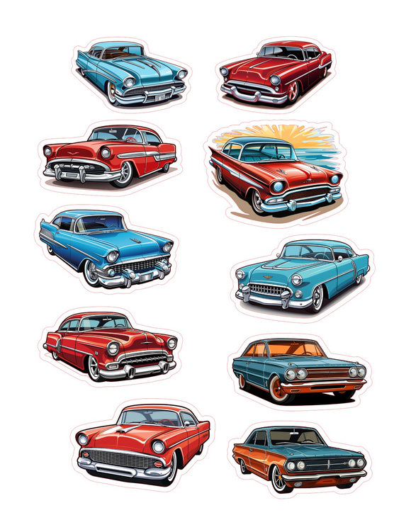 Cars 10pc Sticker Sheet