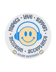 Autism Awareness Smiley Face