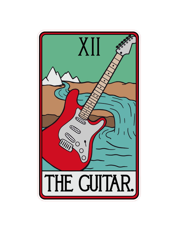 The Guitar Tarot Card