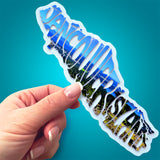 A Vancouver Island sticker.